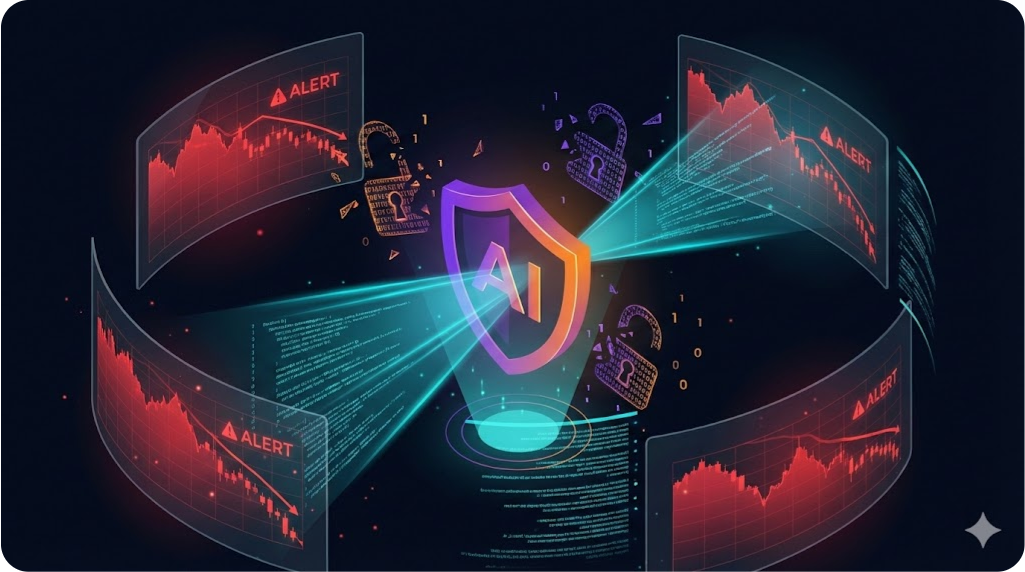 Claude Code Security 출시 후 사이버보안 주식 하락 차트