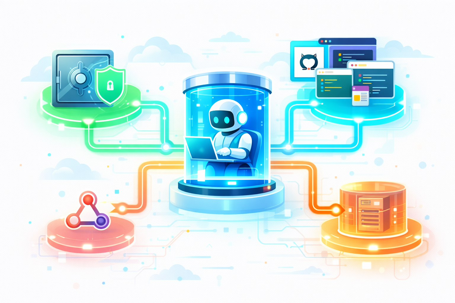 클로드 매니지드 에이전트 세션 구조도