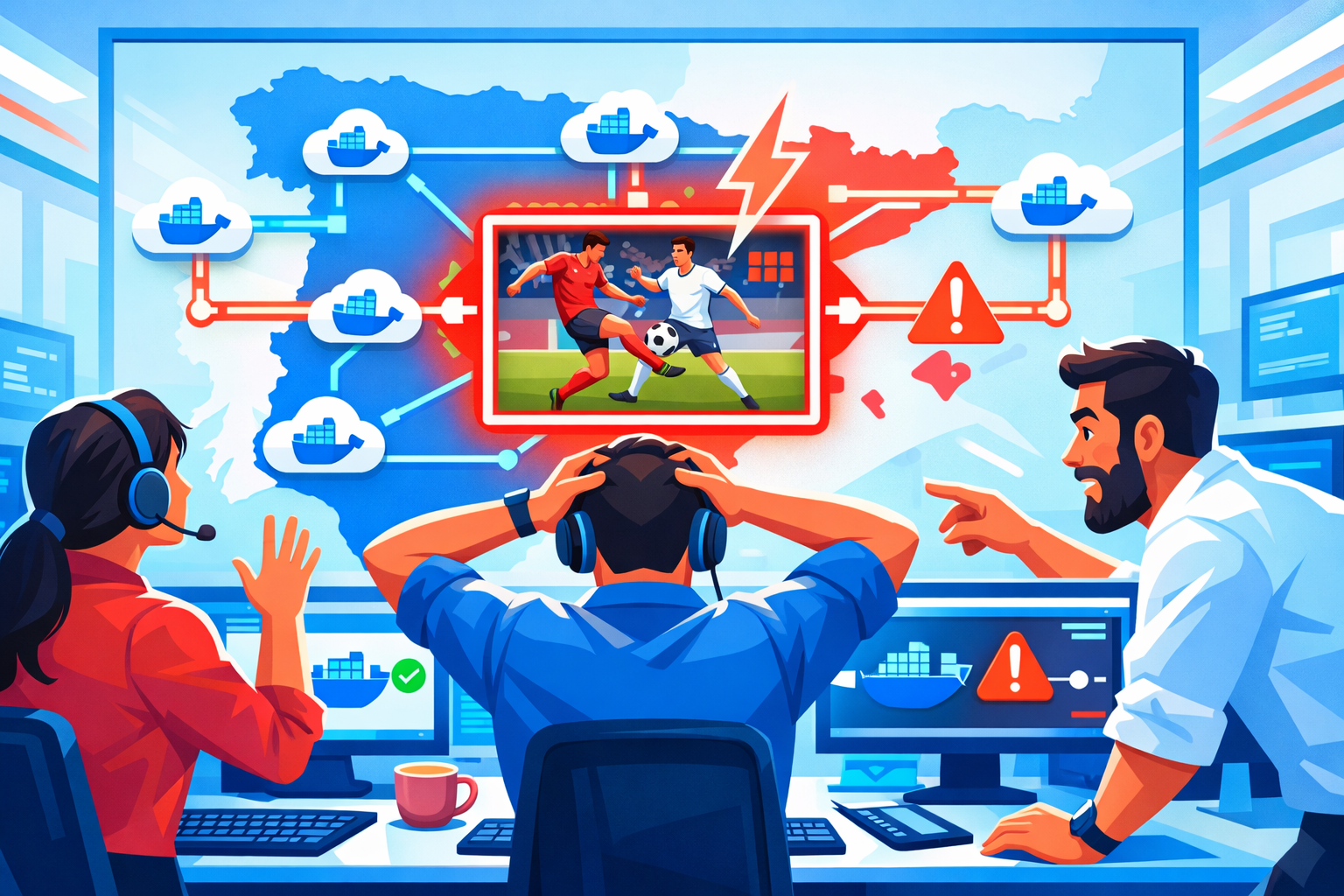 스페인 축구 차단이 Docker pull을 멈춘 날