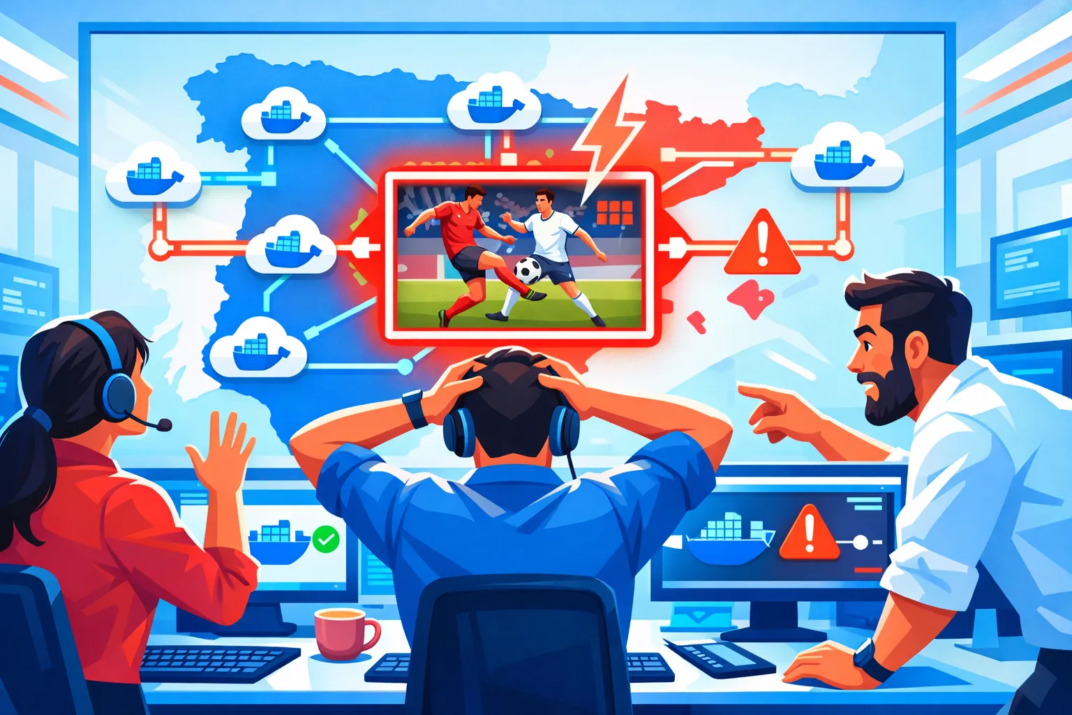 스페인 축구 차단이 Docker pull을 멈춘 날