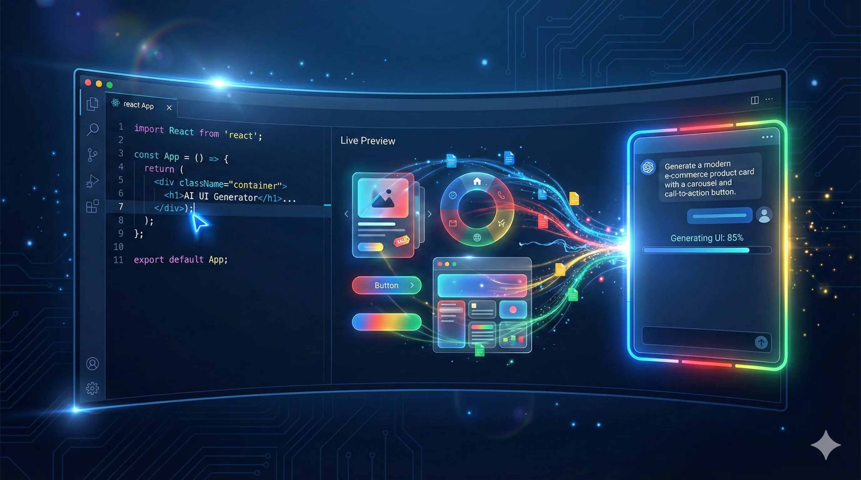 'UI 그려줘' 한마디에 진짜 나왔다 — Google Stitch MCP 경악 실화