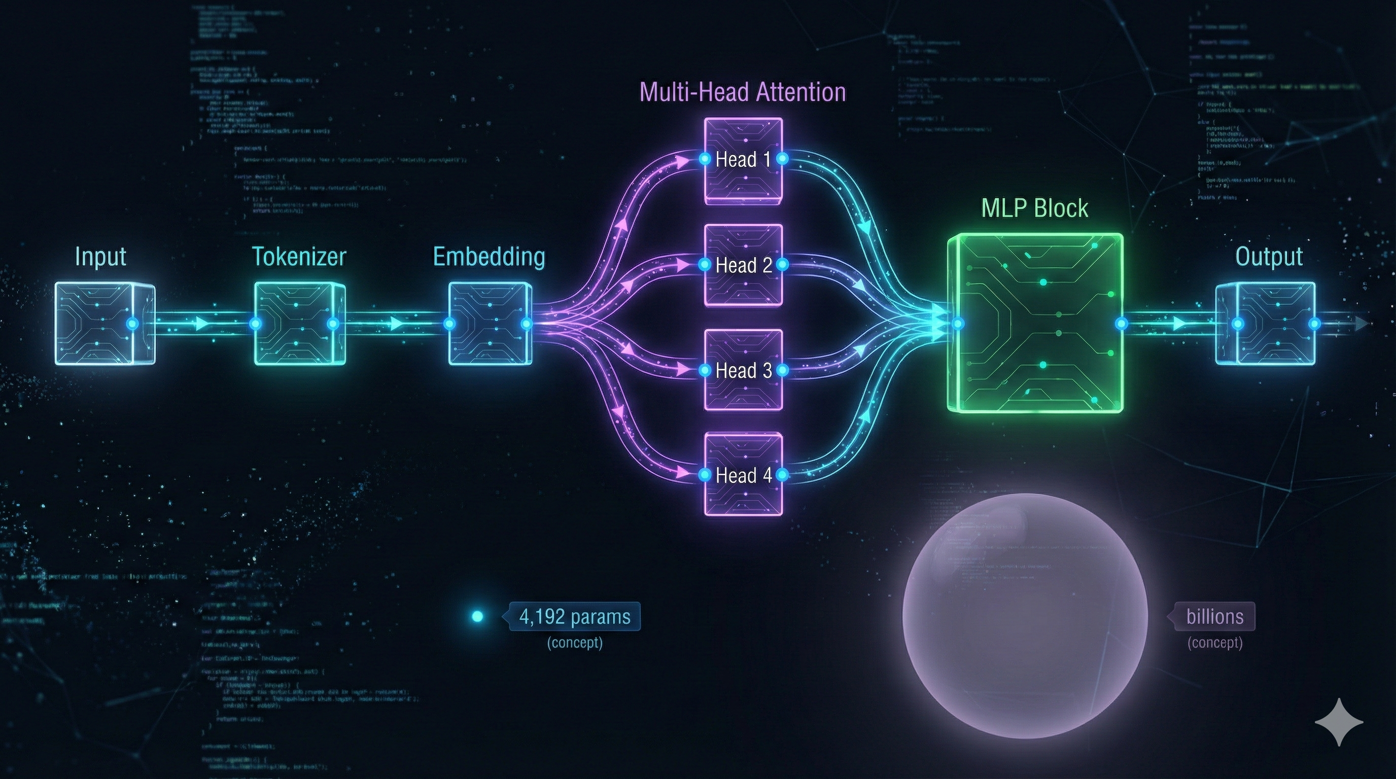 microgpt 아키텍처 다이어그램