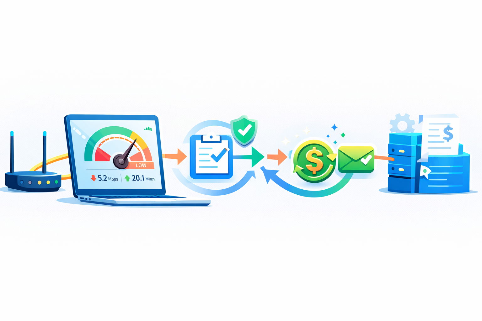 KT SLA 자동 감면 흐름도