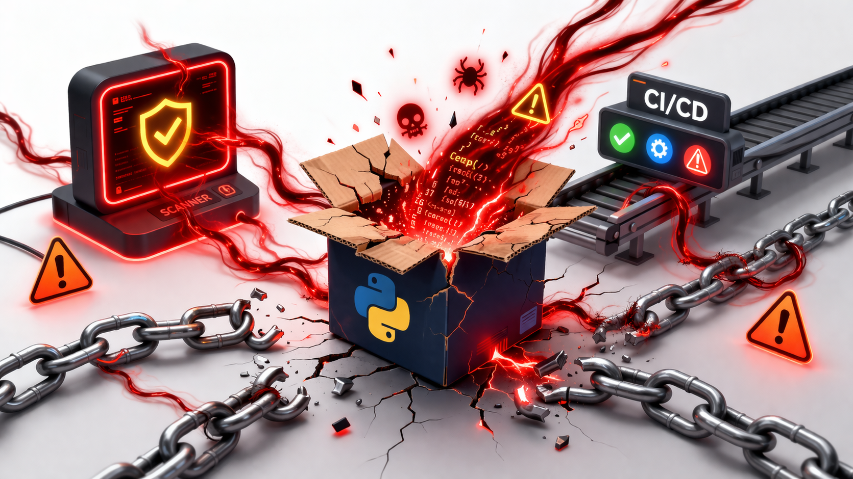 LiteLLM 공격 체인 구조도