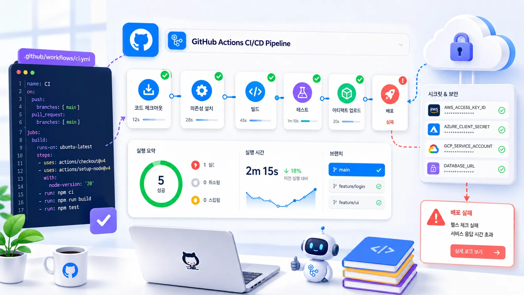 Megalodon GitHub Actions 공격, CI 비밀이 털렸다