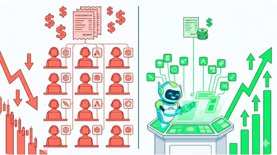 AI 에이전트 vs SaaS 비교